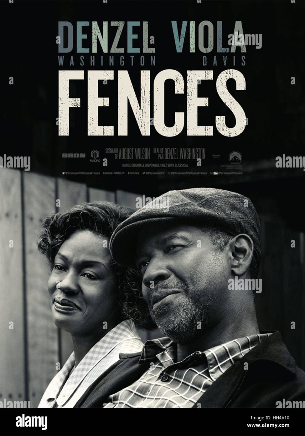 Clôtures - Treillis (2016) VIOLA DAVIS Denzel Washington Denzel Washington (DIR) COLLECTION MOVIESTORE LTD Banque D'Images