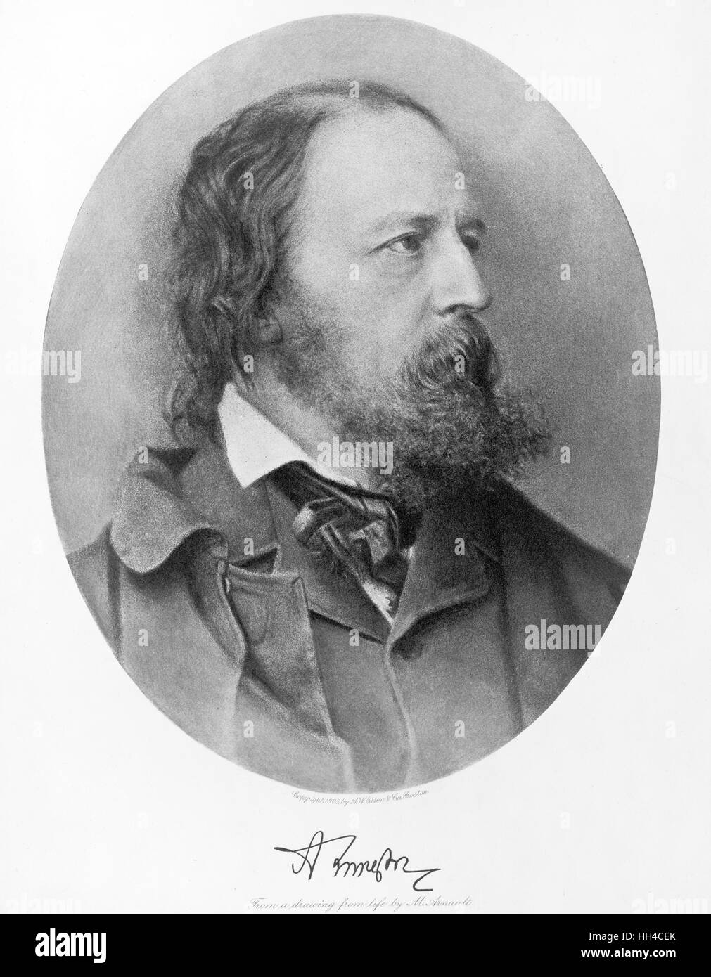 Lord Tennyson, Alfred Lord Tennyson, 1905 Banque D'Images