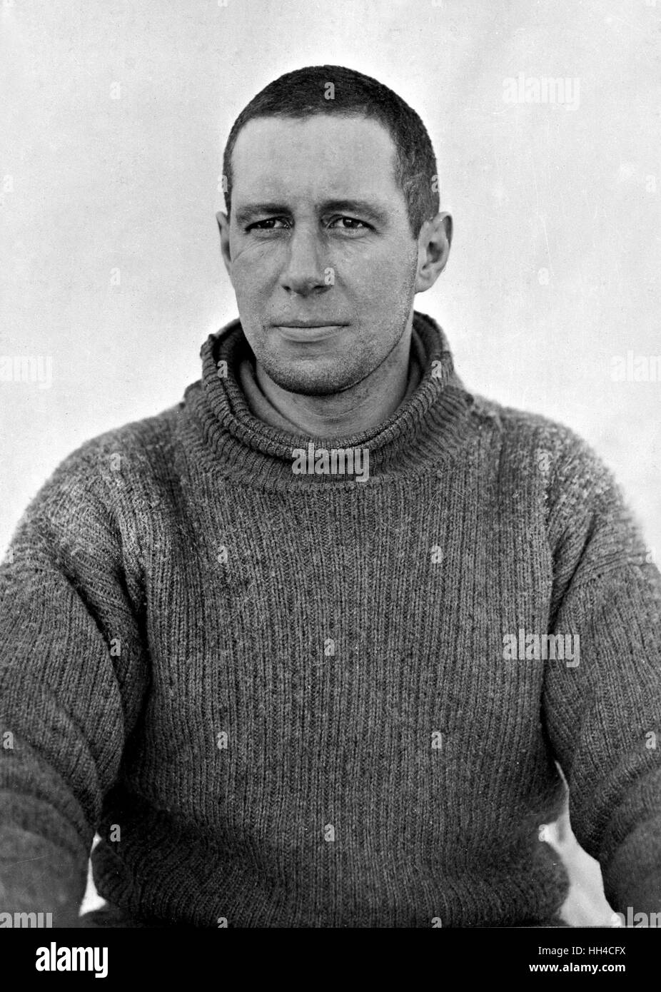 Le capitaine Lawrence Edward Grace Oates au cours de l'expédition Antarctique Britannique de 1911-1913, vers 1911 Banque D'Images