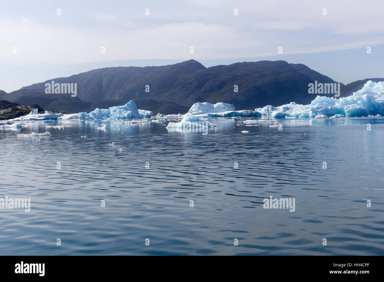 Iceberg dans la côte sud du Groenland Banque D'Images