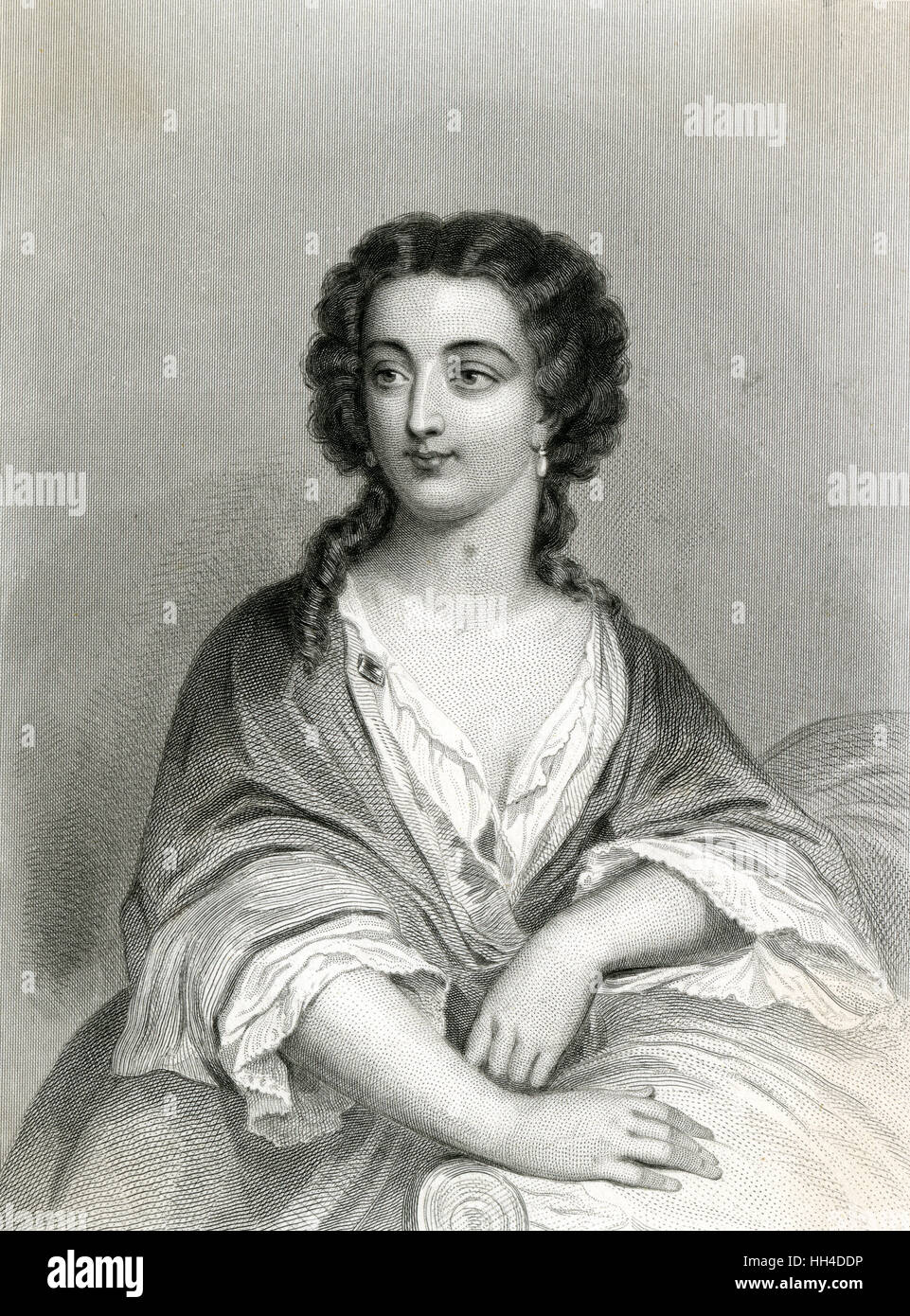 Marie Anne de la TrÚmoille Banque D'Images