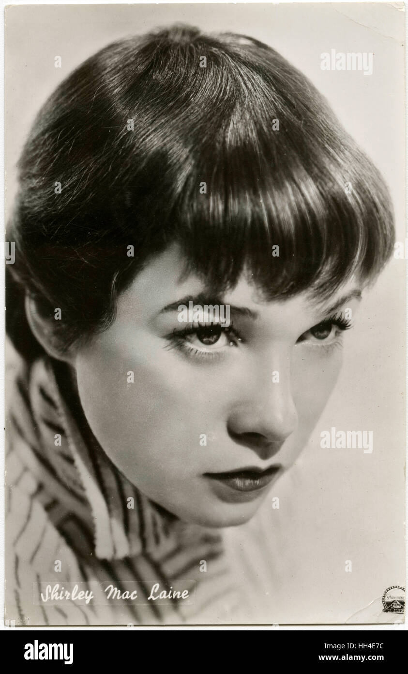 Shirley Maclaine (Shirley Maclaine Beaty) actrice américaine Banque D'Images