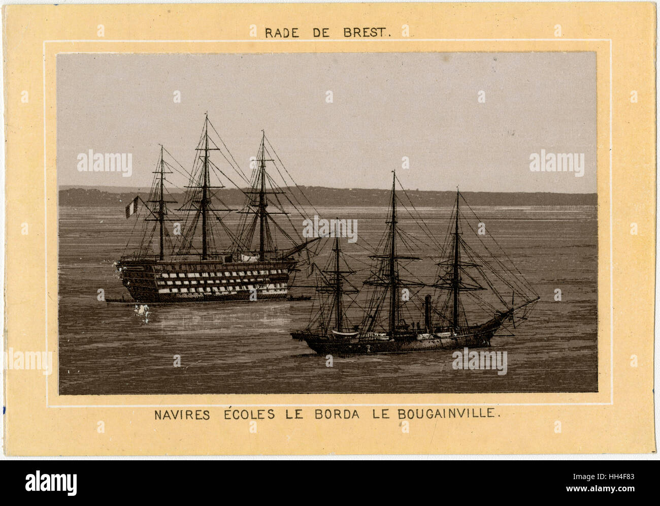 Académie navale française - Brest, France - la Borda Banque D'Images