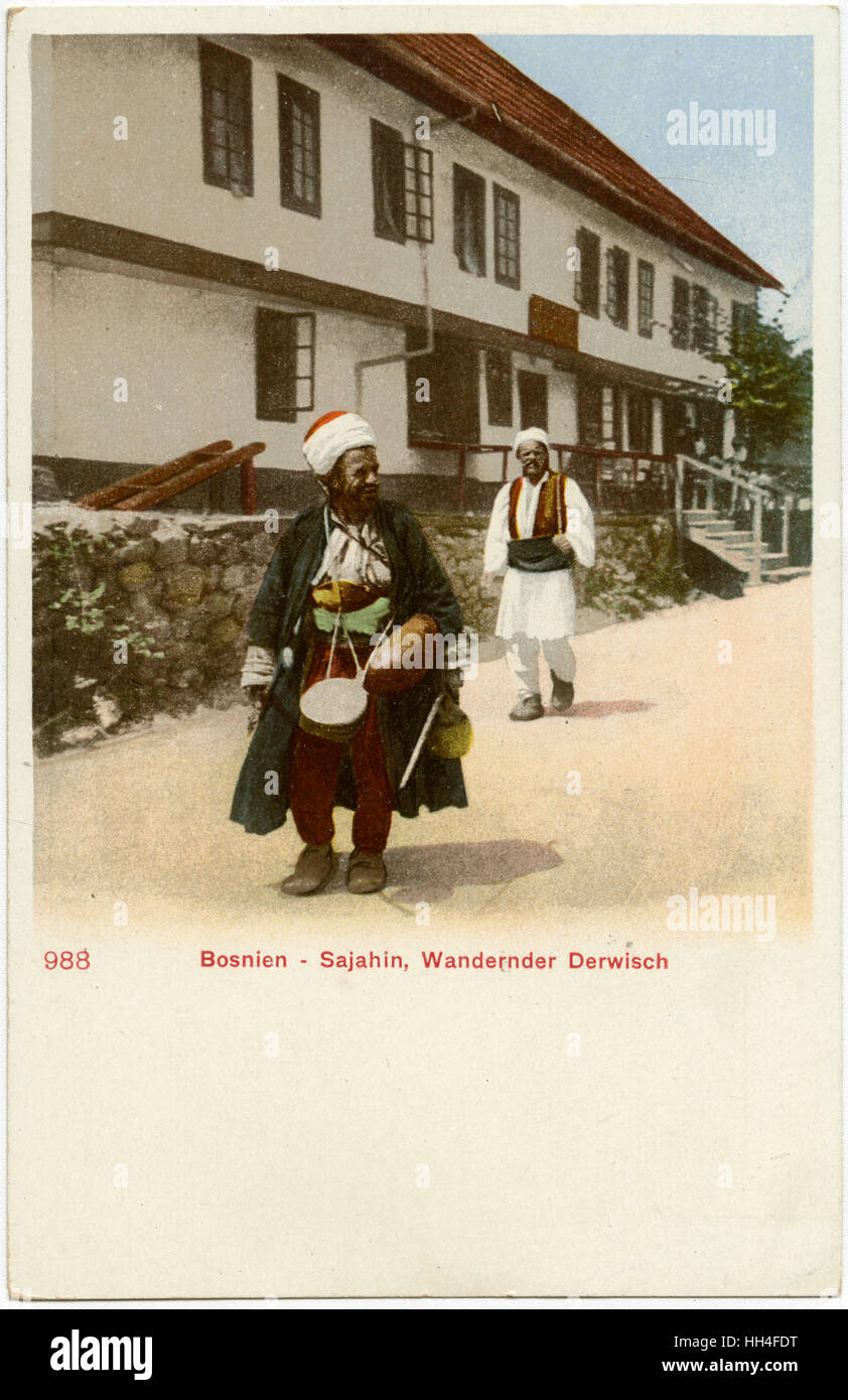 Errance Dervish - Bosnie-Herzégovine Banque D'Images