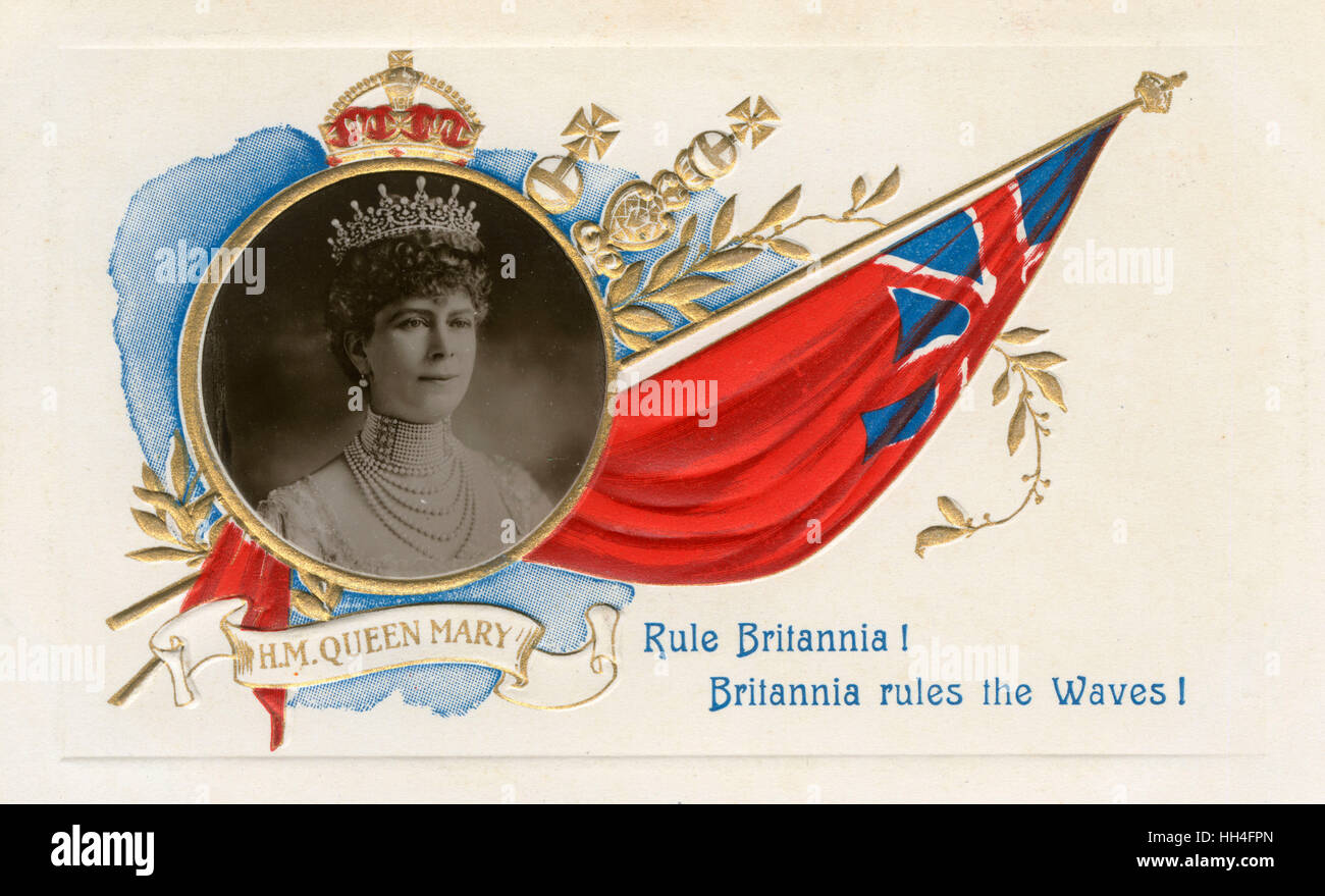 Queen Mary - Britannia règle les vagues Banque D'Images