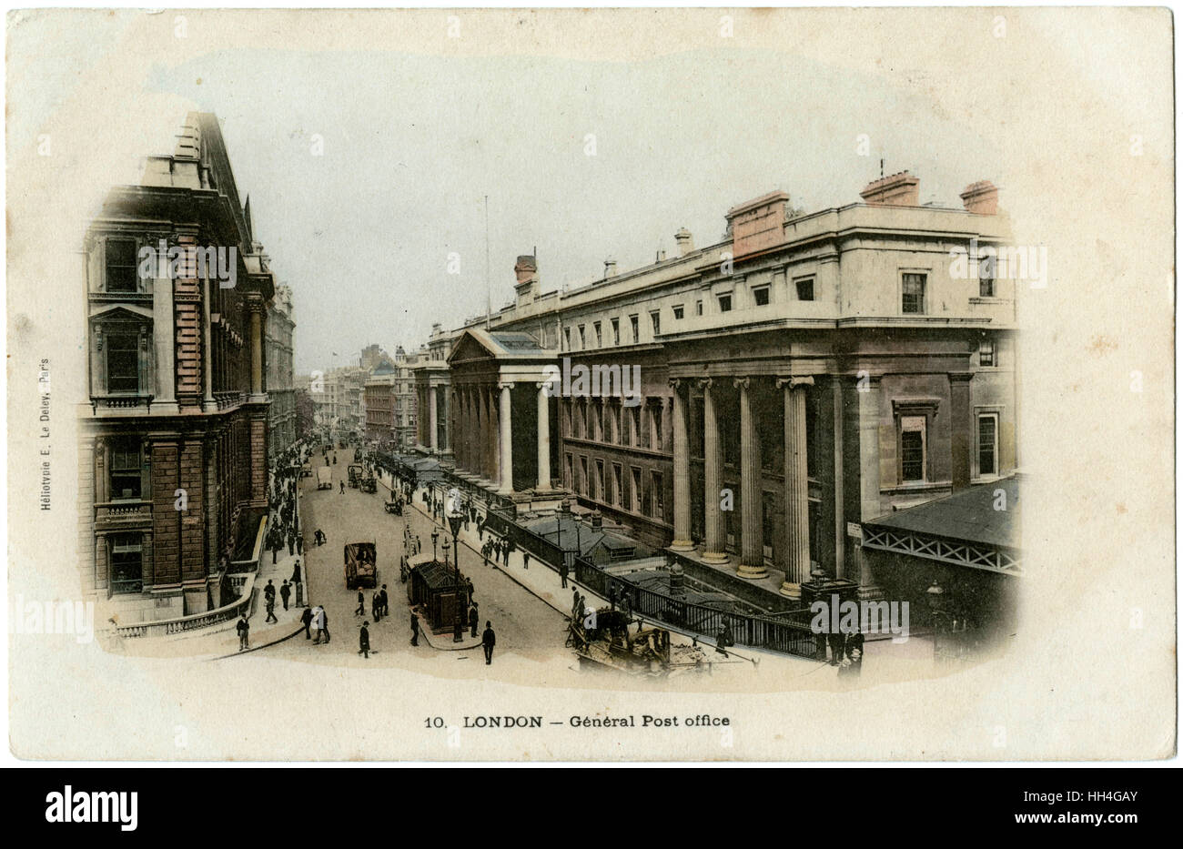 Londres - Le General Post Office. Banque D'Images