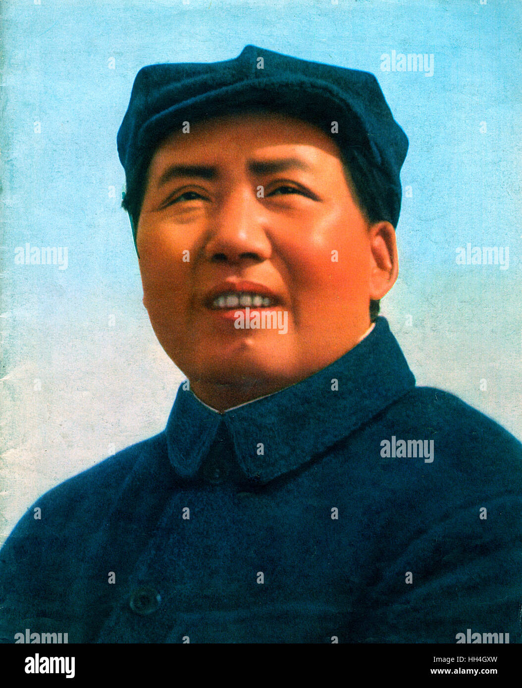 Mao Zedong - père fondateur de la République populaire de Chine Banque D'Images