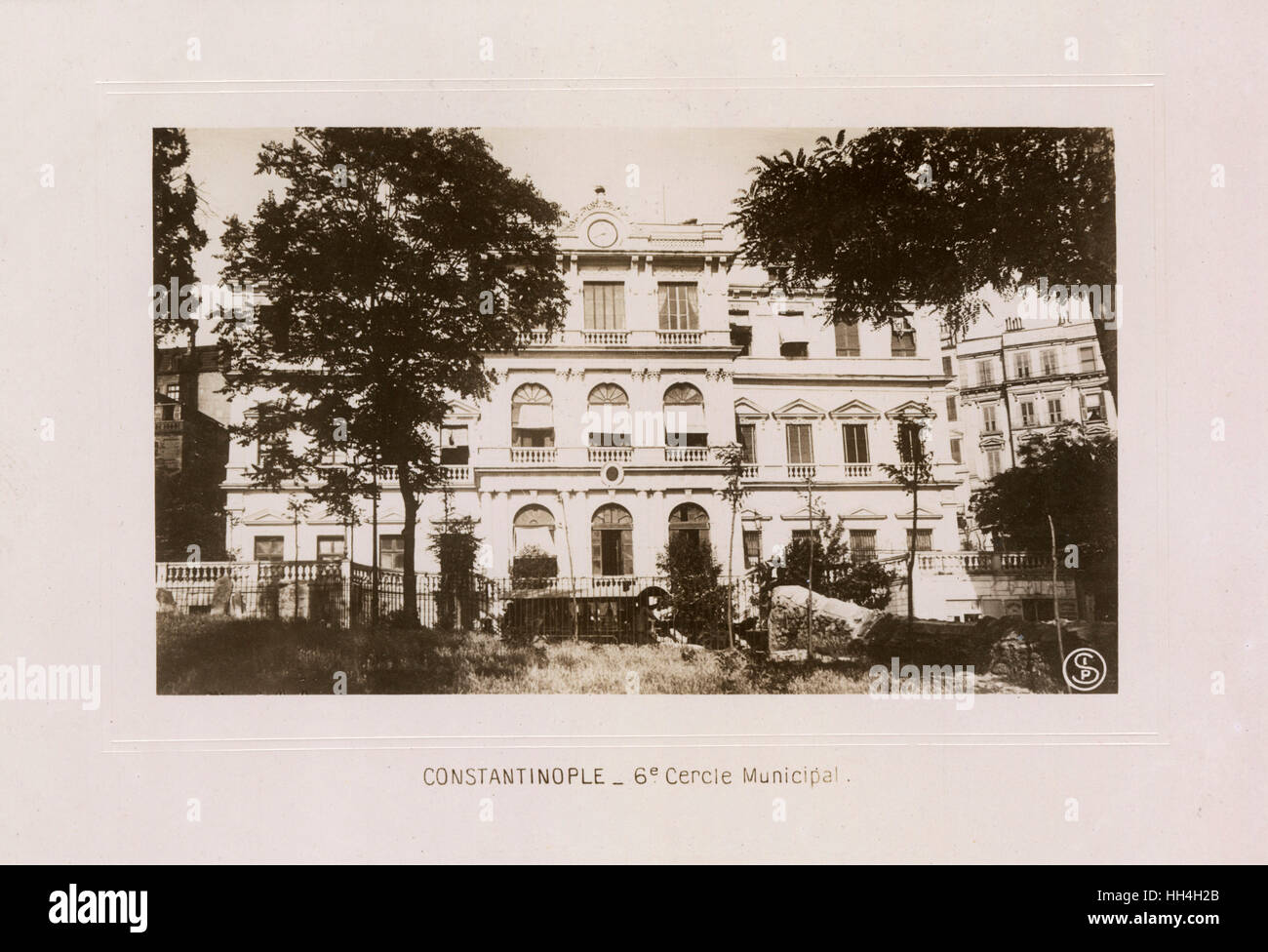 Une grande villa européenne dans le cercle 6th, Istanbul, Turquie Banque D'Images