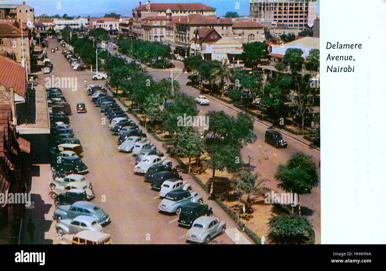 Delamere Avenue, Nairobi, Kenya, Afrique de l'est Banque D'Images