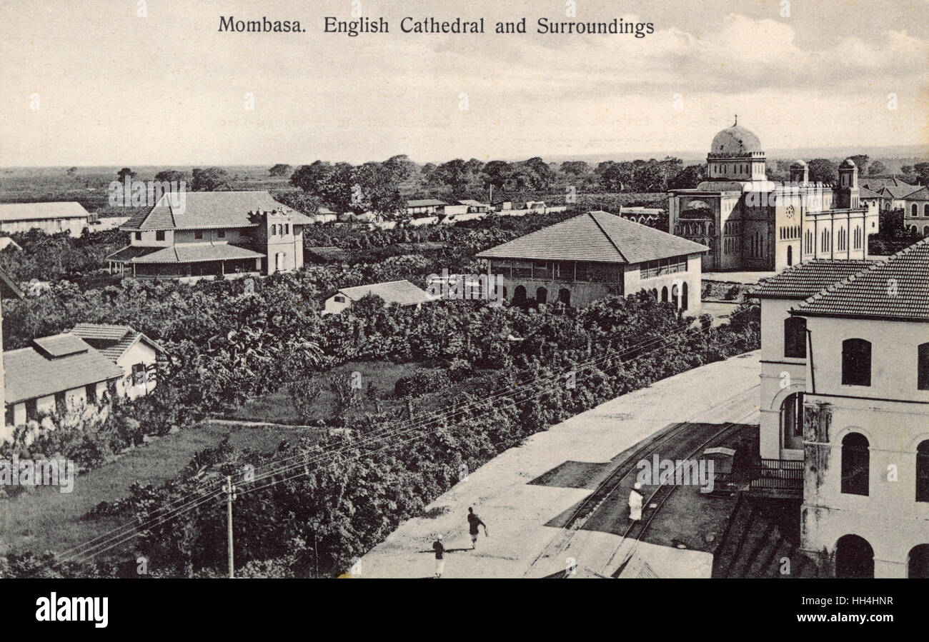 Cathédrale anglaise, Mombasa, Kenya, Afrique de l'est Banque D'Images