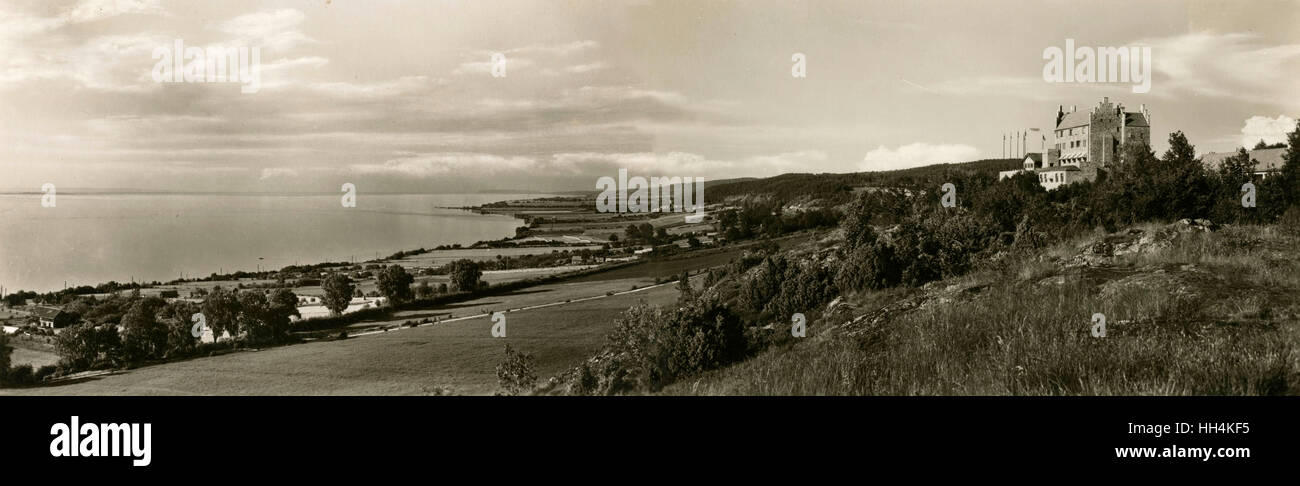 Hotel Gyllene Uttern de Panorama, Granna, Suède Banque D'Images