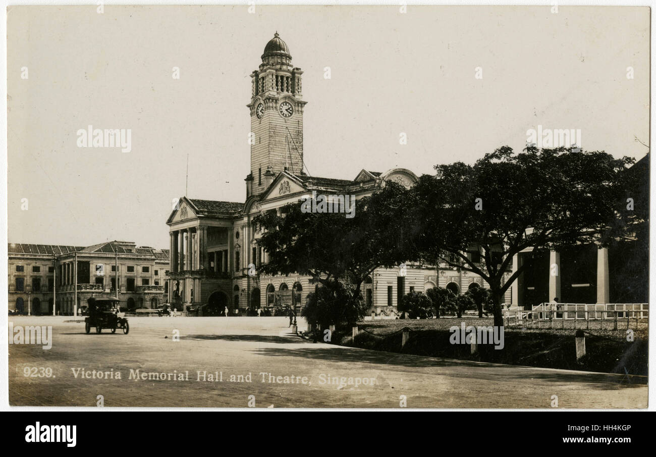 Victoria Memorial Hall and Theatre - Singapour, Malaisie Banque D'Images