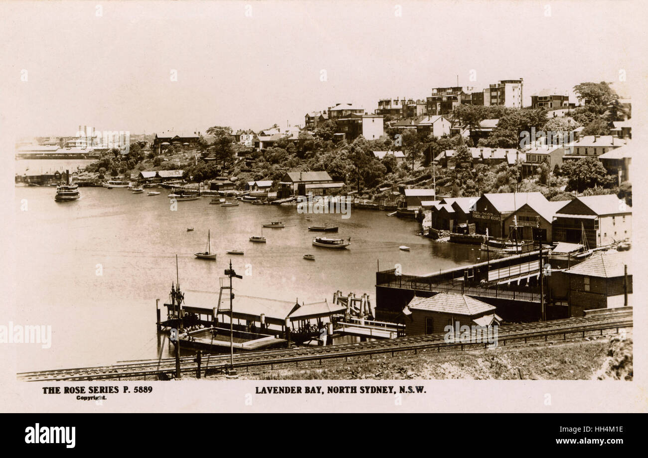 Lavender Bay, North Sydney, New South Wales, Australia Banque D'Images