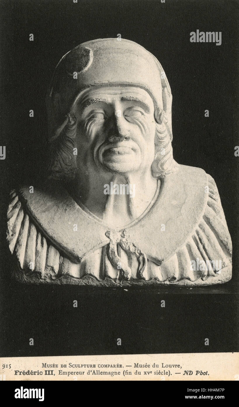L'empereur Saint-Romain Frederick III - 'le paisible' Banque D'Images