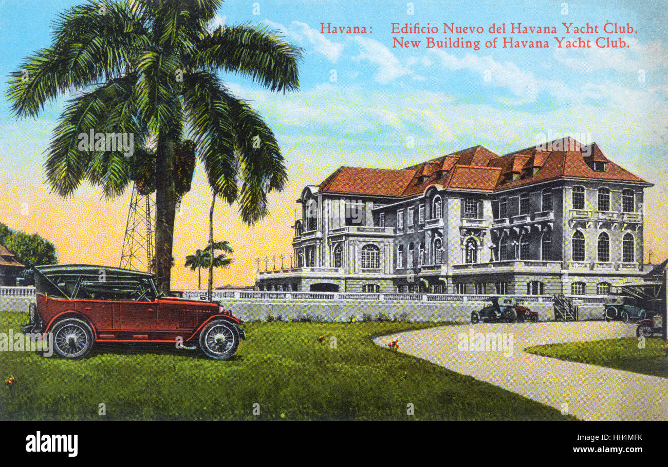 Yacht Club de la Havane, la Havane, Cuba Banque D'Images