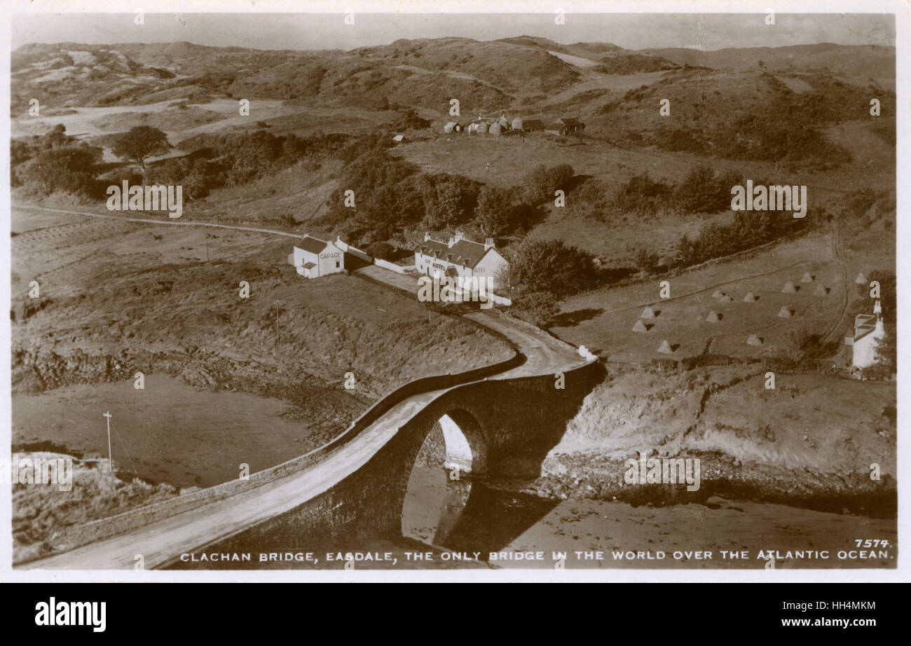 Pont Clachan, Easdale Banque D'Images