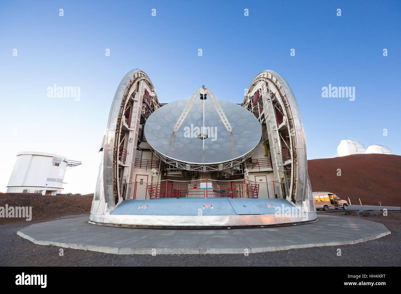 Mauna Kea observatoires sur la grande île d'Hawaï, c'est un télescope infrarouge Banque D'Images