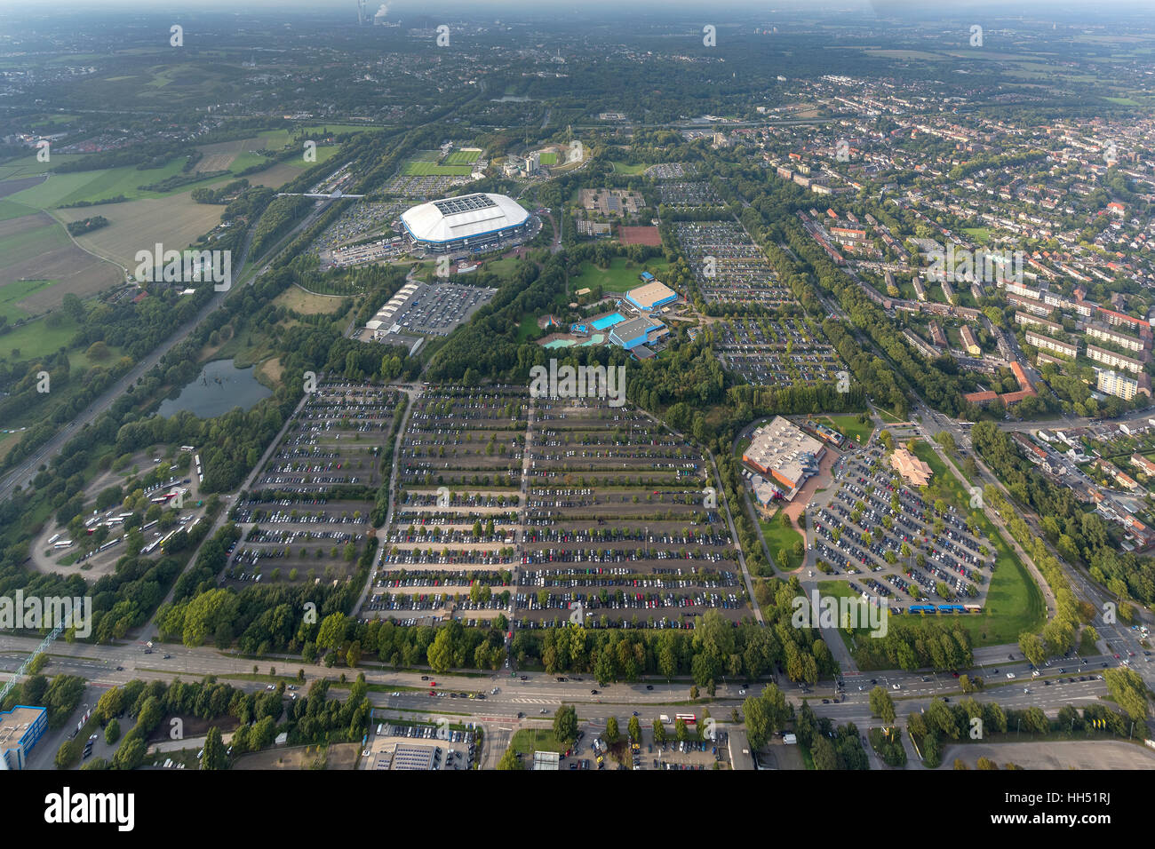 Veltins Arena, stade de Schalke, premiere league Allemagne Bundesliga, Schalke Match contre le Bayern, S04 : FCB 0 : 4, Gelsenkirchen, Banque D'Images