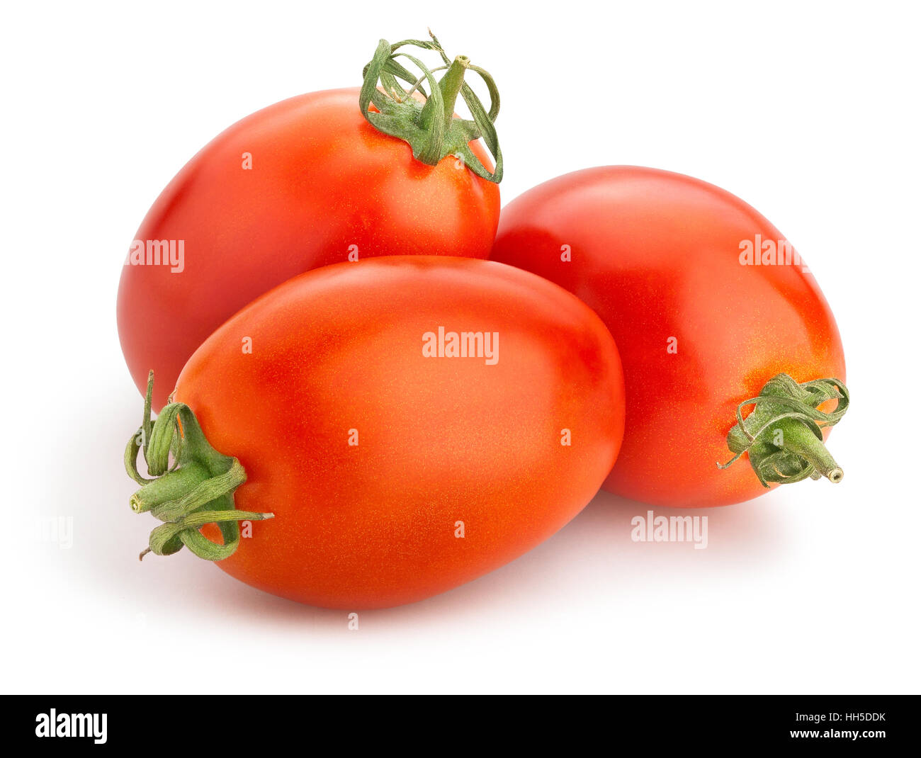 Plum tomatoes isolated Banque D'Images