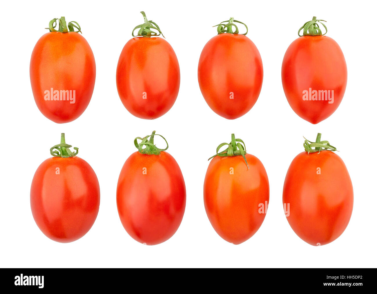 Plum tomatoes isolated Banque D'Images