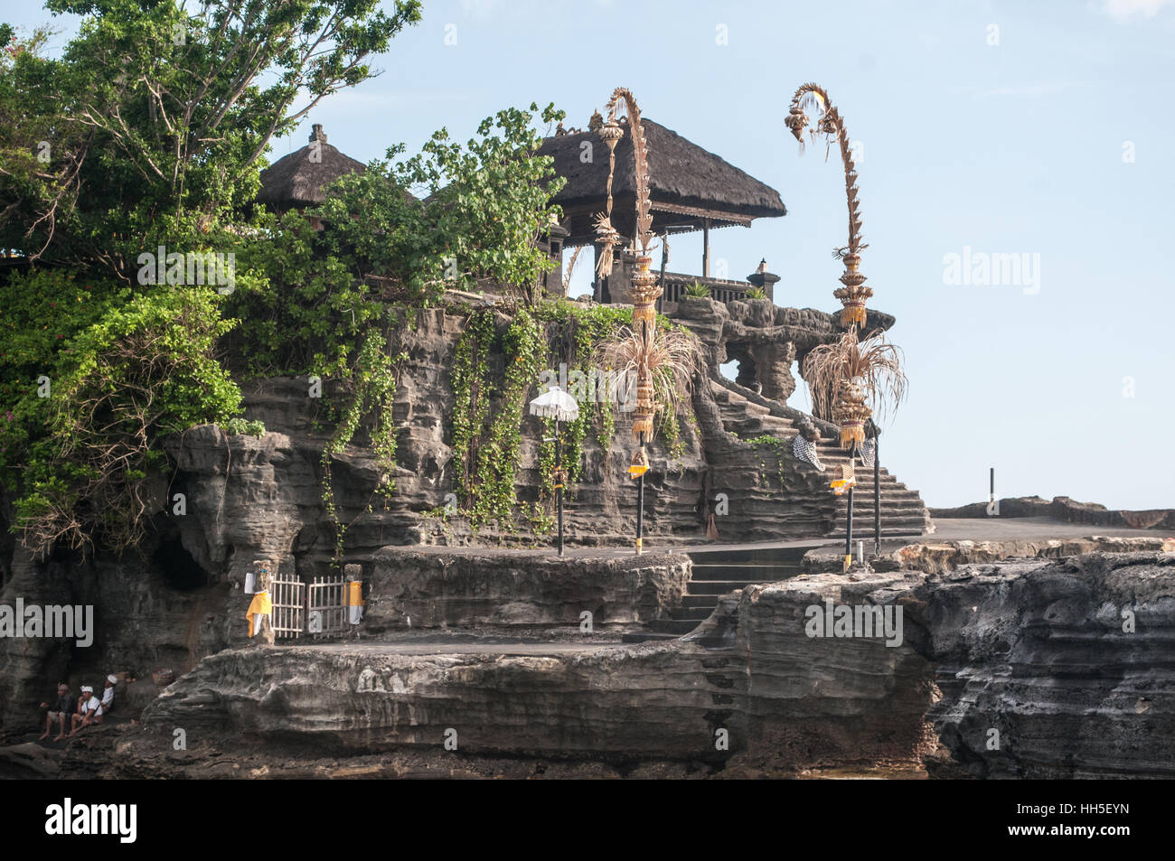 Temple de Tanah Lot, Bali, Indonésie Banque D'Images