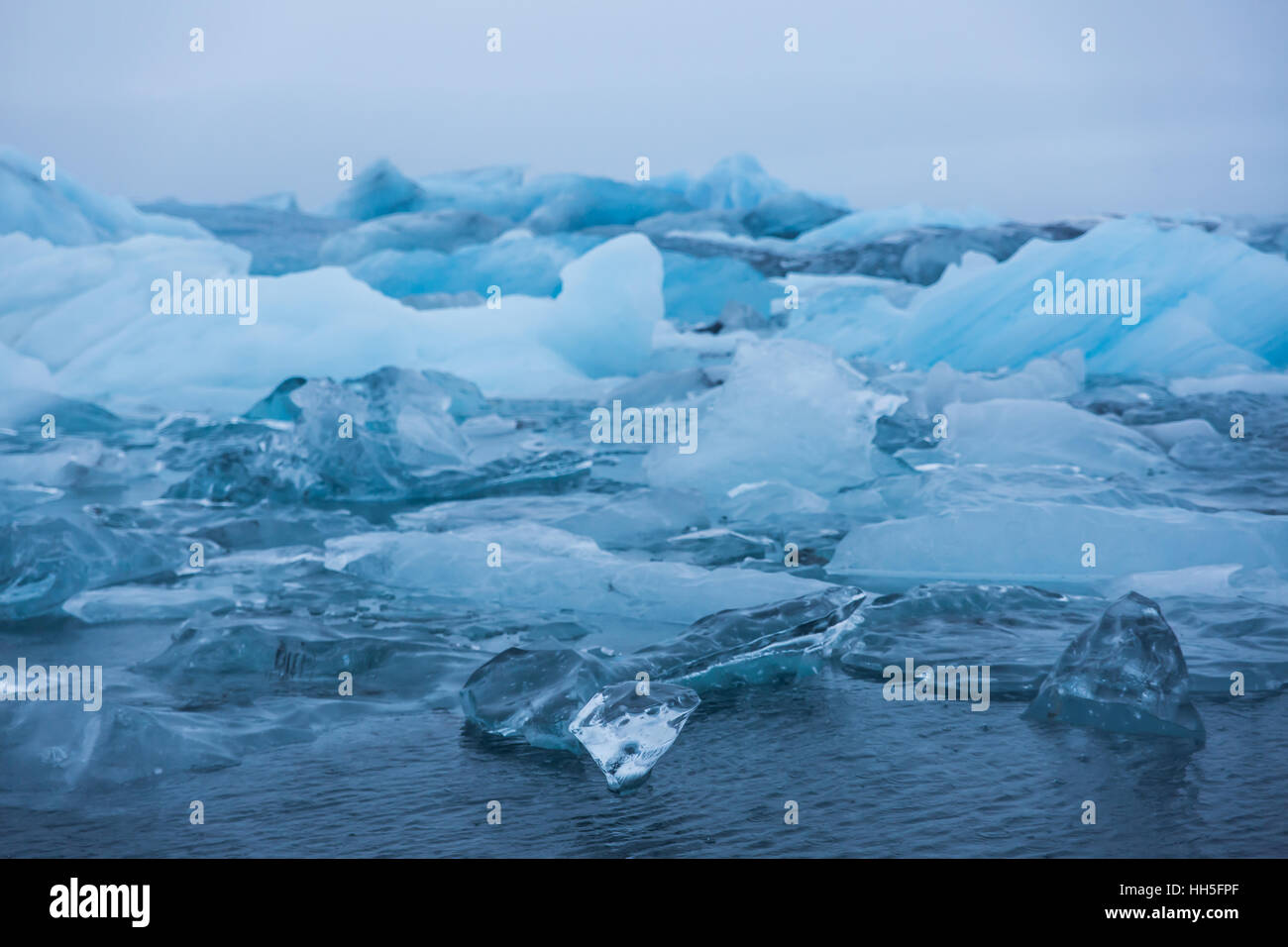 L'Islande en hiver Banque D'Images