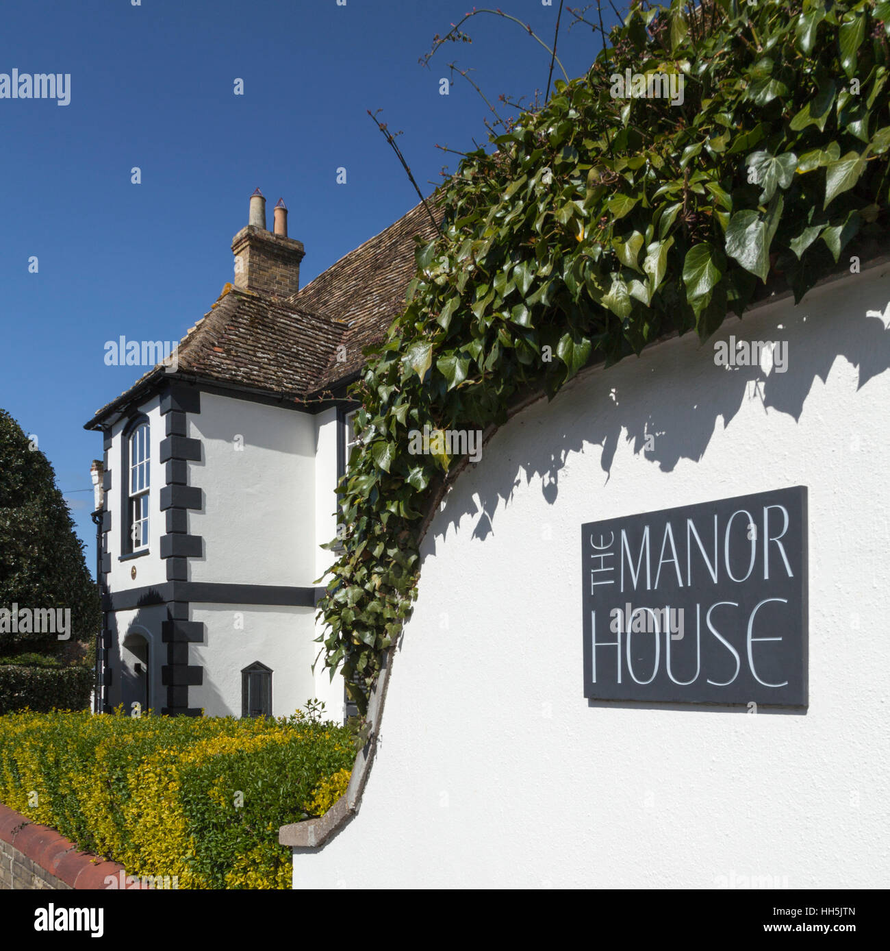 'Capability' Brown était seigneur du manoir à Fenstanton Cambridgeshire (1767-1783), et c'était la seule à la maison, il en fait la propriété. Banque D'Images