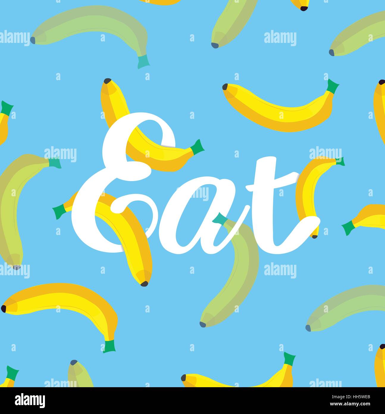 Santé manger sucré banane Concept Icône Illustration de Vecteur