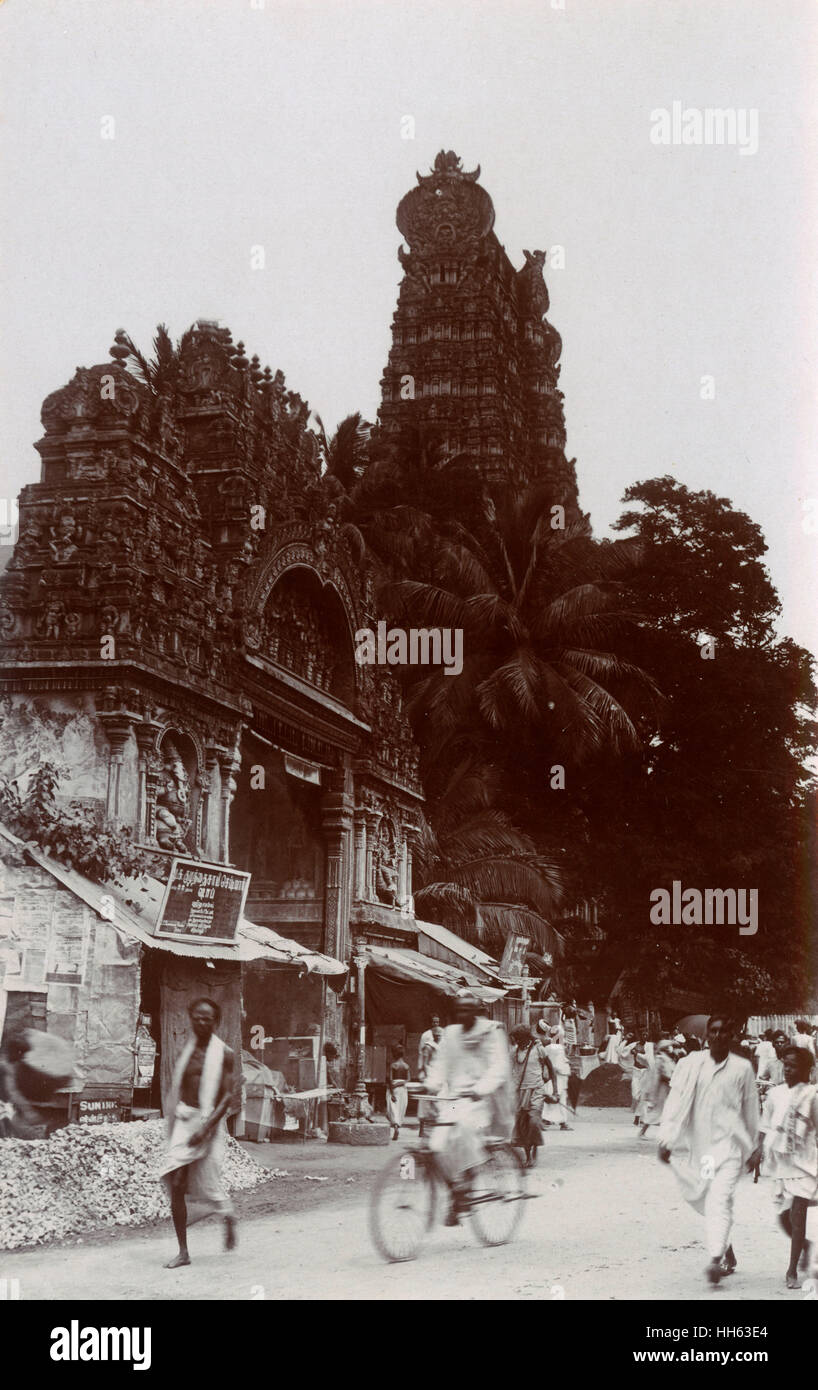 Temple Minakshi-Sundareshwara, Madurai, Tamil Nadu, Inde Banque D'Images