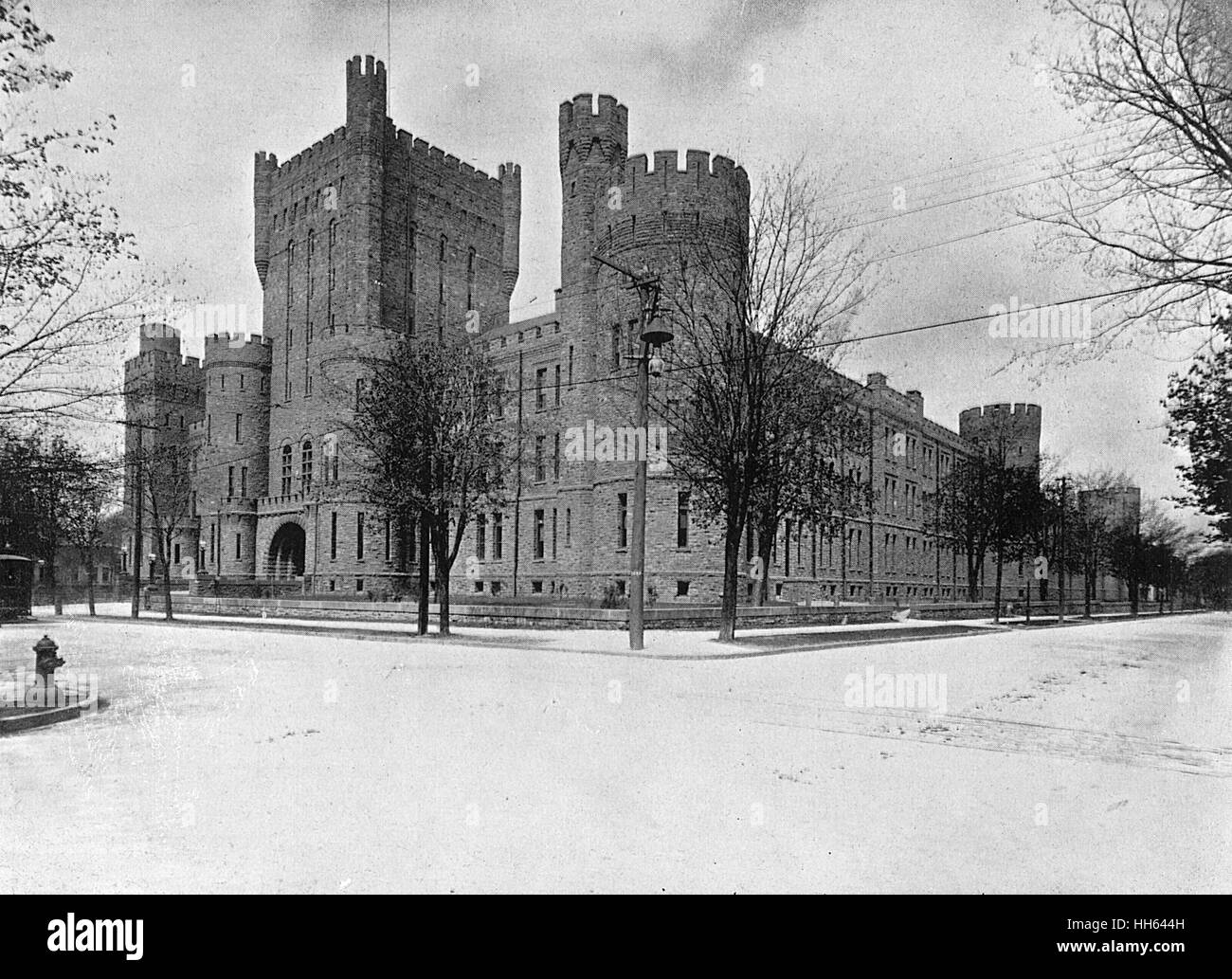 74th Regiment Armory, Buffalo, État de New York, États-Unis Banque D'Images