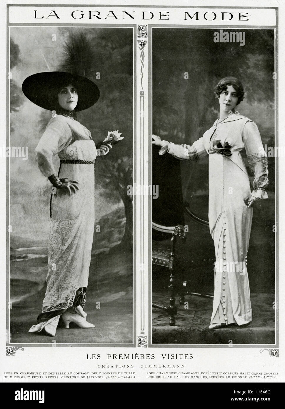 Haute mode 1912 Banque D'Images