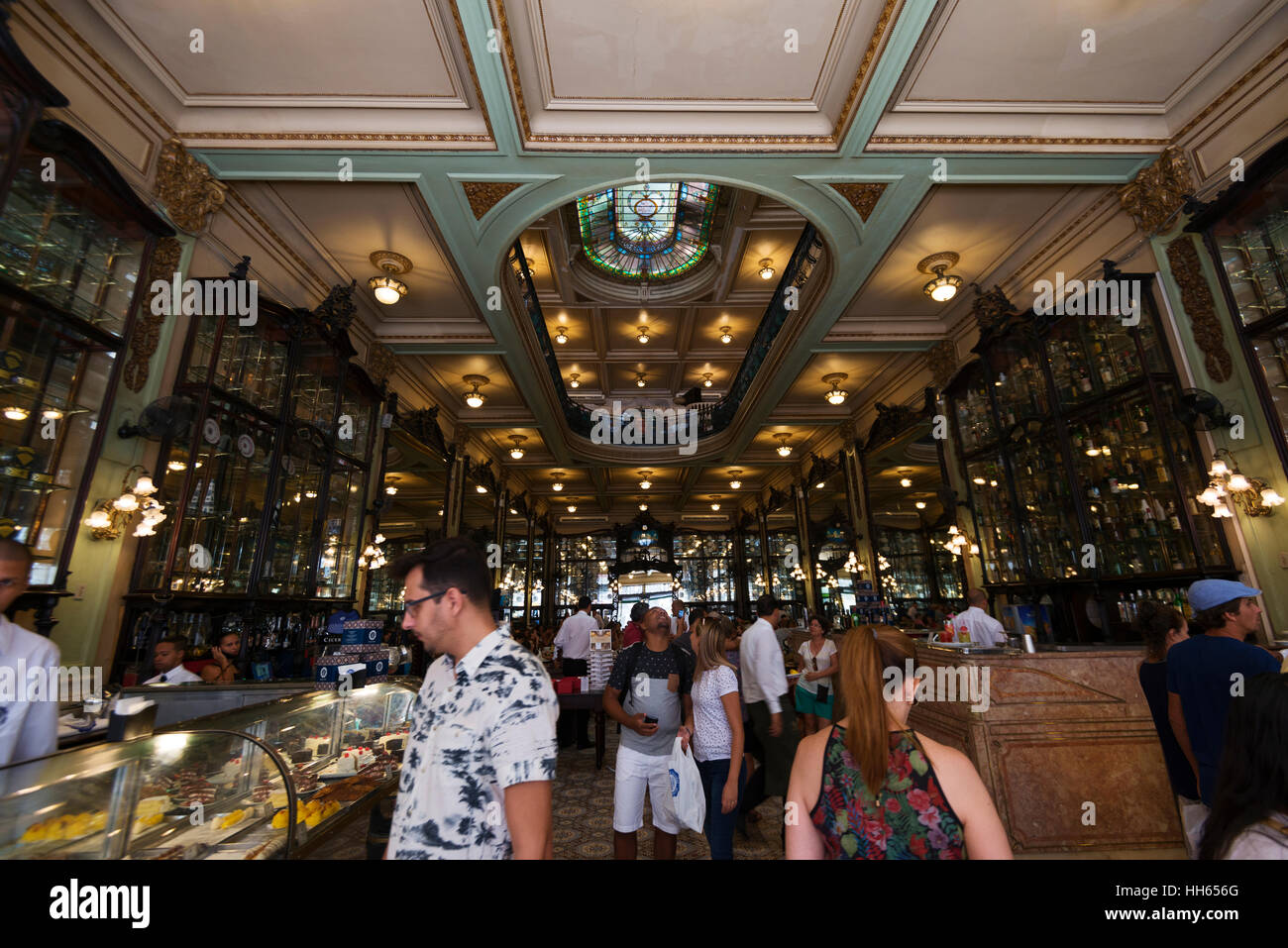 Cafe Colombo, Rio de Janeiro, Brésil Banque D'Images