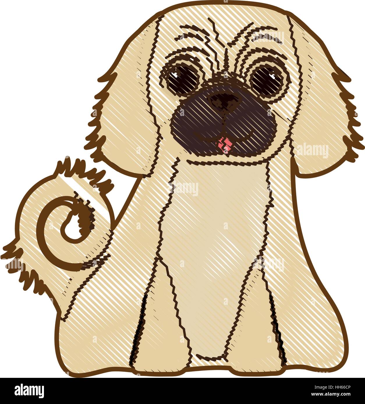 Icône Chien Dessin Animé Vecteurs Et Illustration Image