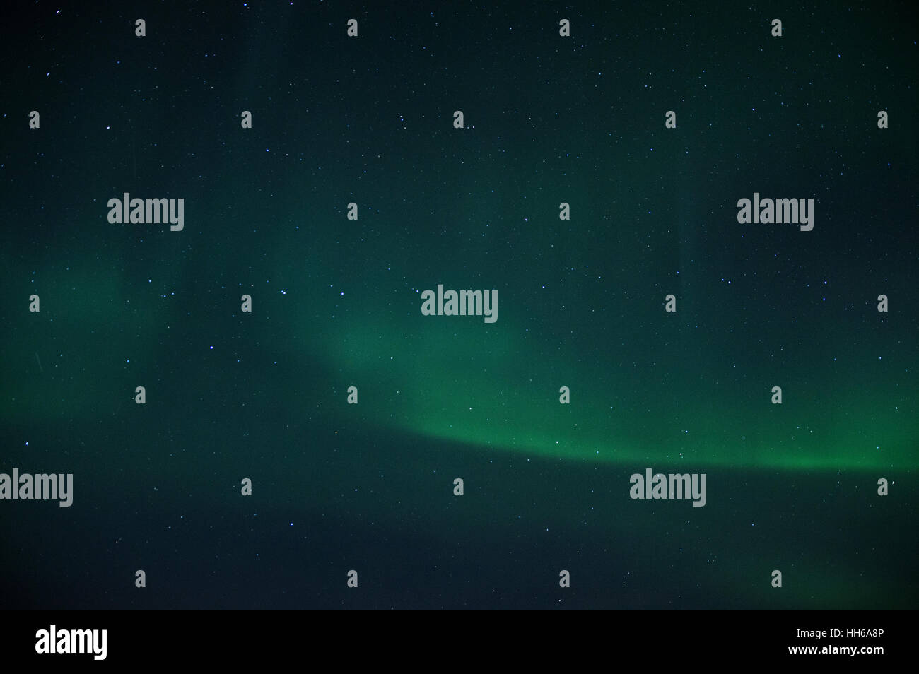 Northern Lights sur le parc national de Thingvellir en Islande Banque D'Images