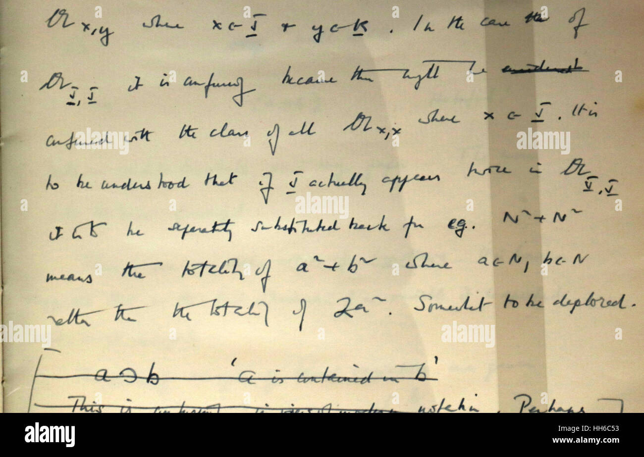 Cahier énigme codebreaker alan turing Banque de photographies et d’images