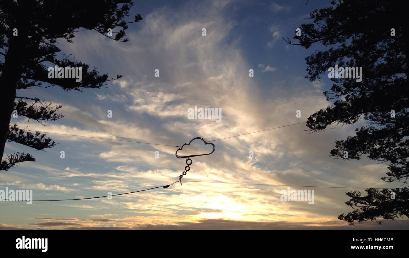 Affichage de l'art cloud Banque D'Images