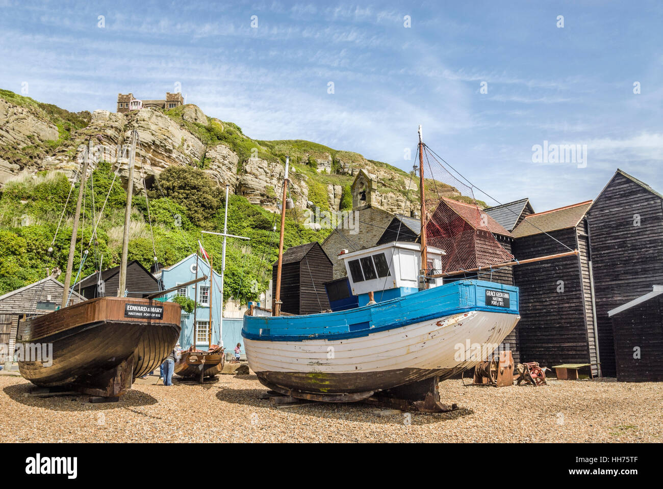 Fisherman's Museum à Hastings, dans le sud-est de l'Angleterre Banque D'Images