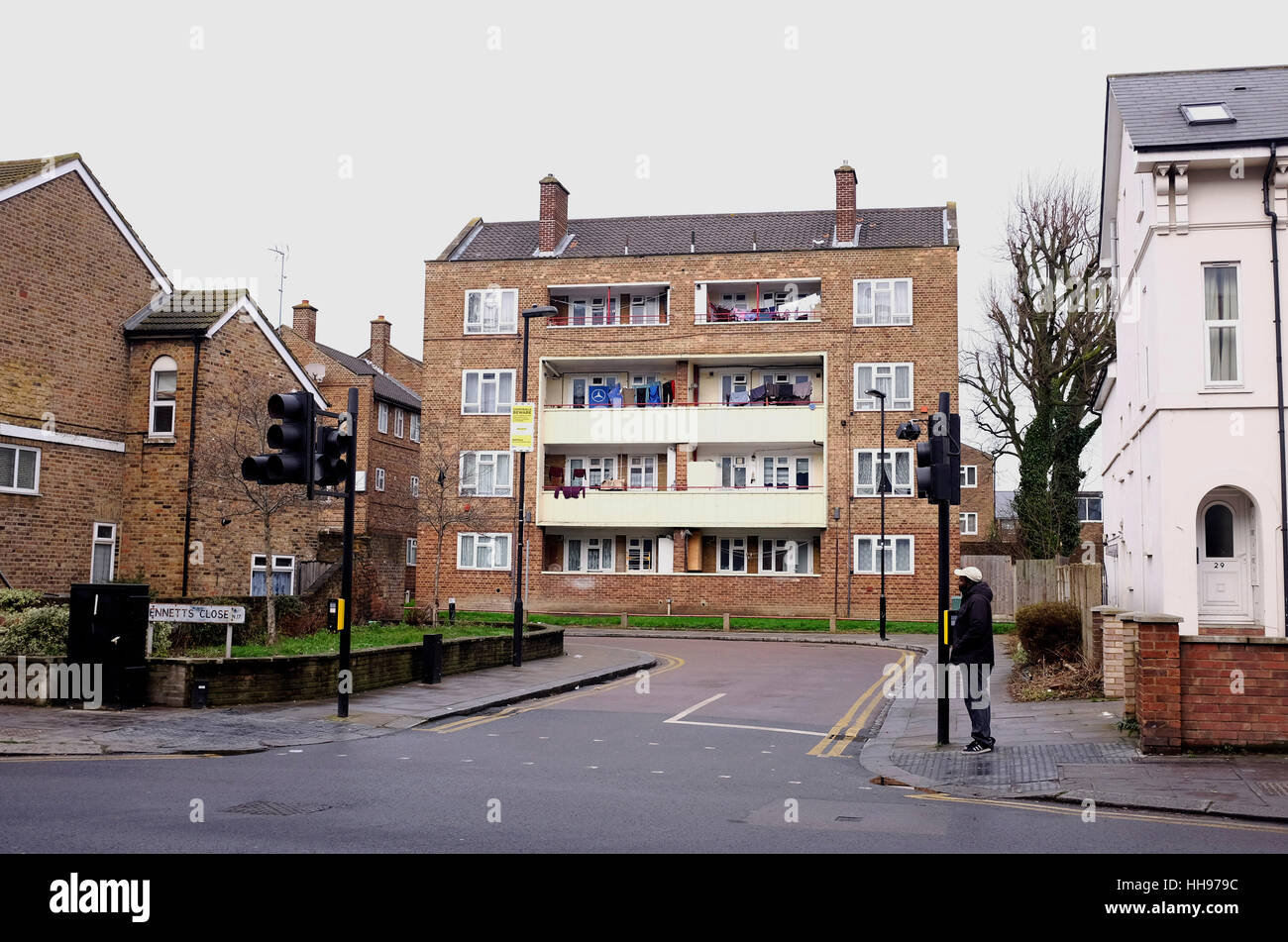 Vues autour de White Hart Lane, Tottenham et stade de football de Tottenham Hotspur north london uk Banque D'Images