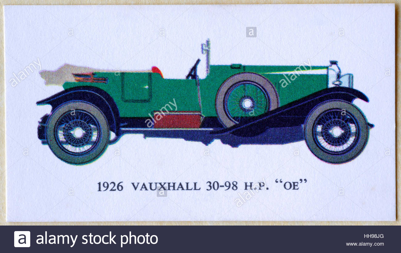 HP 1926 Vauxhall 30-98 OE illustration Banque D'Images