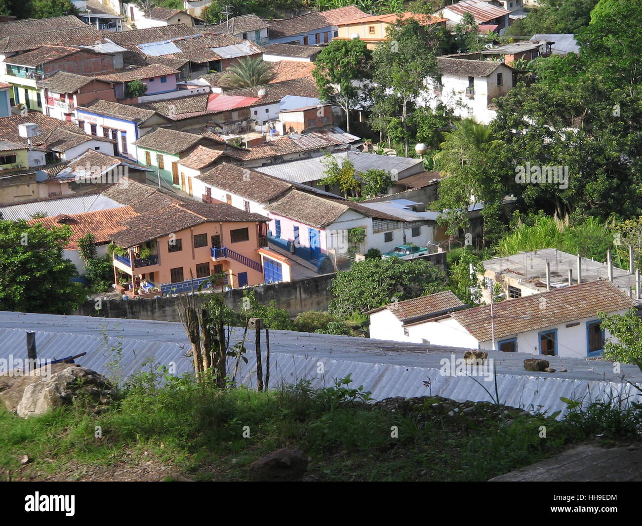 La ville de San Lazaro, Trujillo, Venezuela Banque D'Images