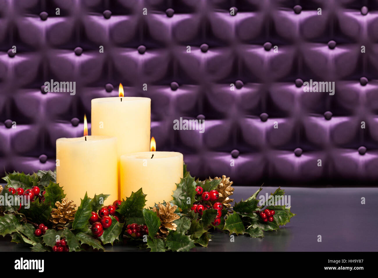 Mobilier, couleur, intérieur, décoration, bougie, violet, élégant, le matériel, les médicaments, Banque D'Images