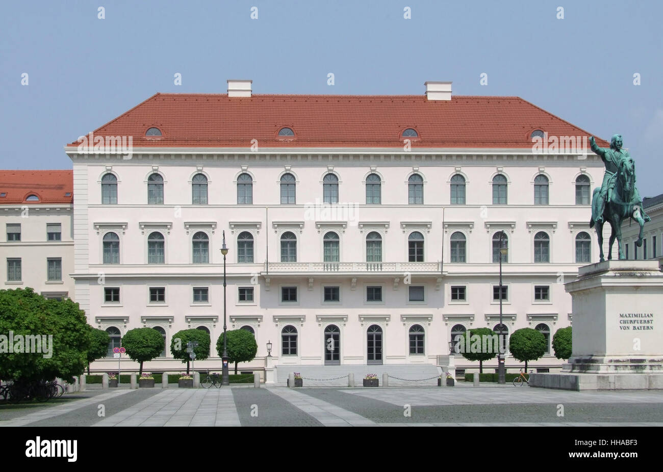 Capacités à l'Wittelsbacherplatz à Munich nommé Palais Ludwig Ferdinand Banque D'Images