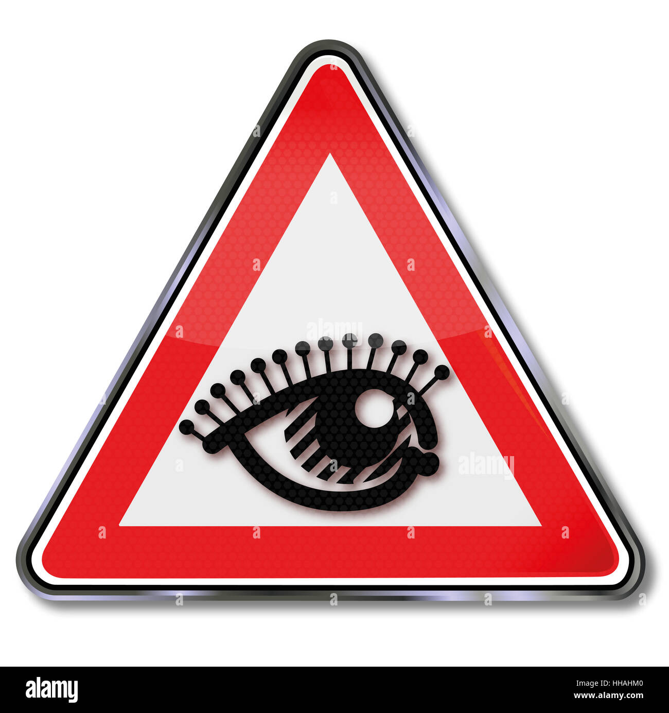 L'œil du risque Banque D'Images