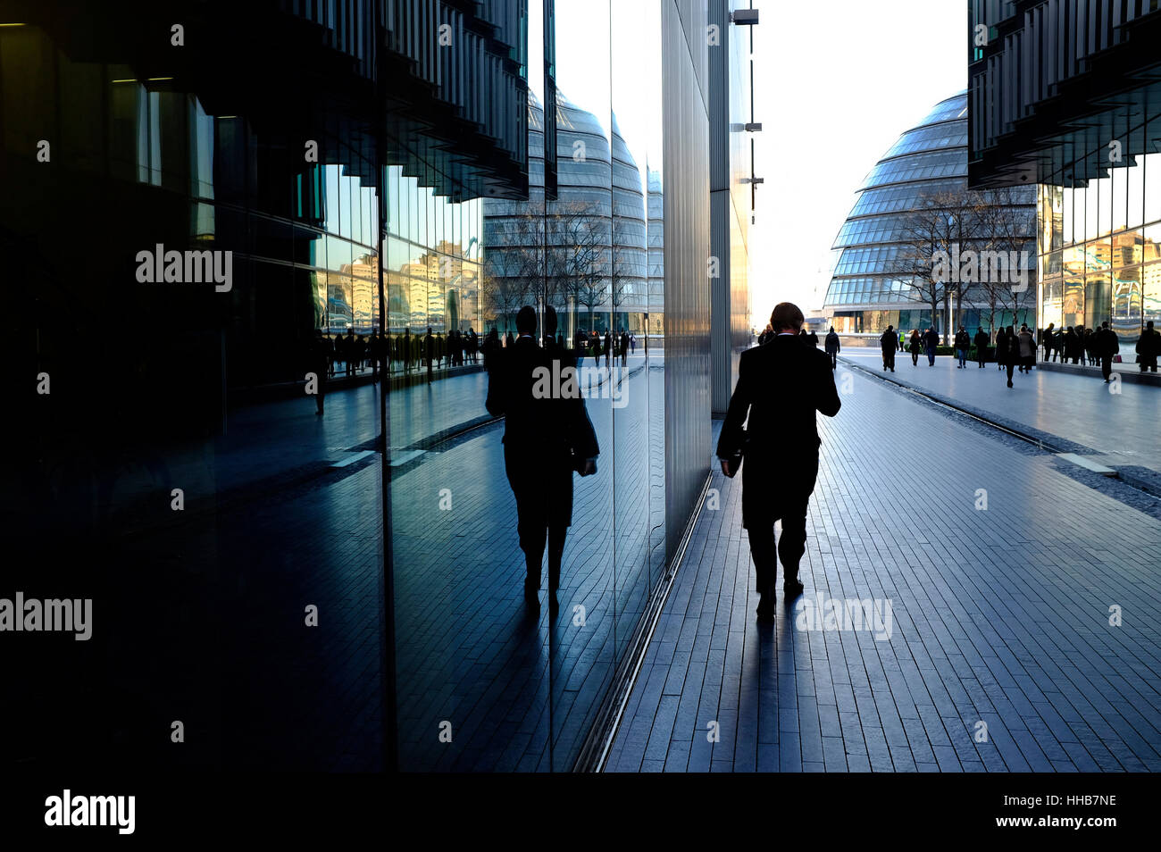 Les immeubles de bureaux dans la ville de Londres, Angleterre Banque D'Images