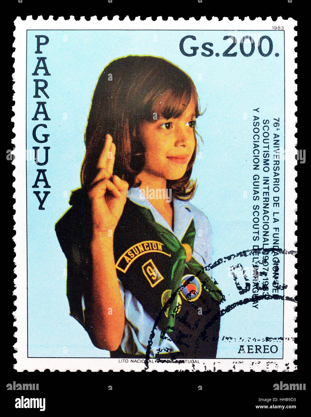 Paraguay, 1983 Banque D'Images