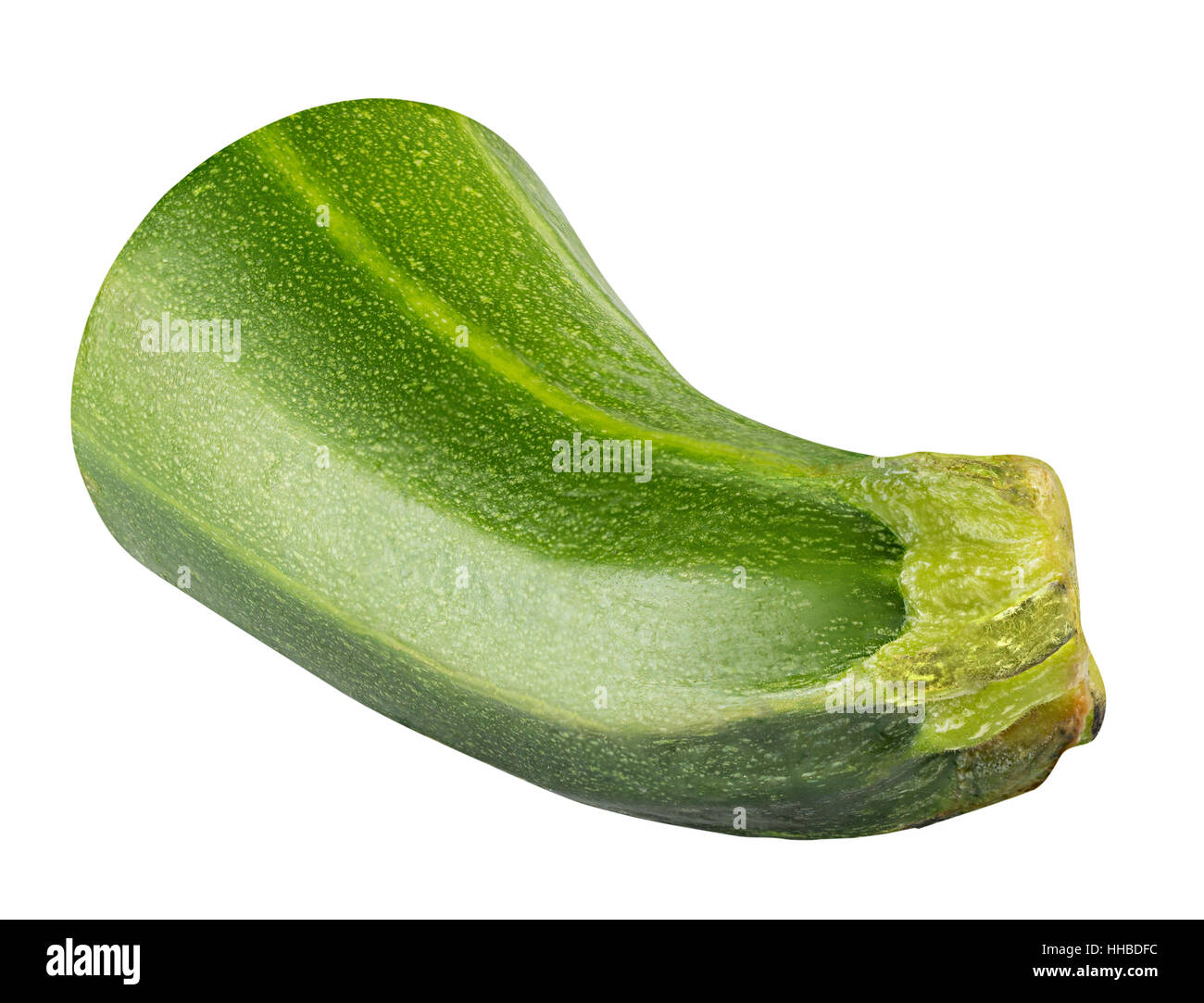 Squash courgette courgette isolated with clipping path Banque D'Images