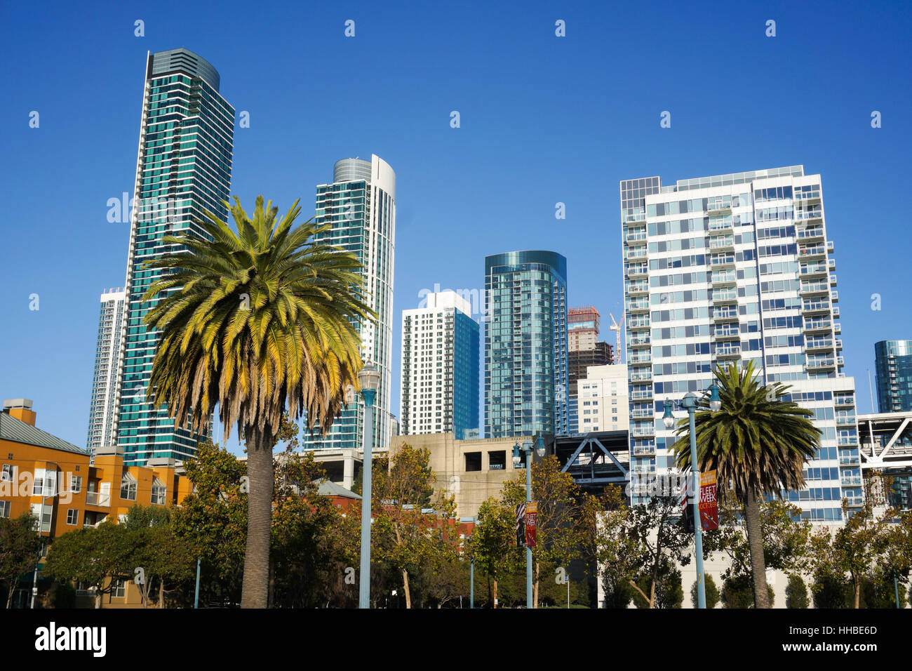 Paysage urbain, San Francisco Banque D'Images