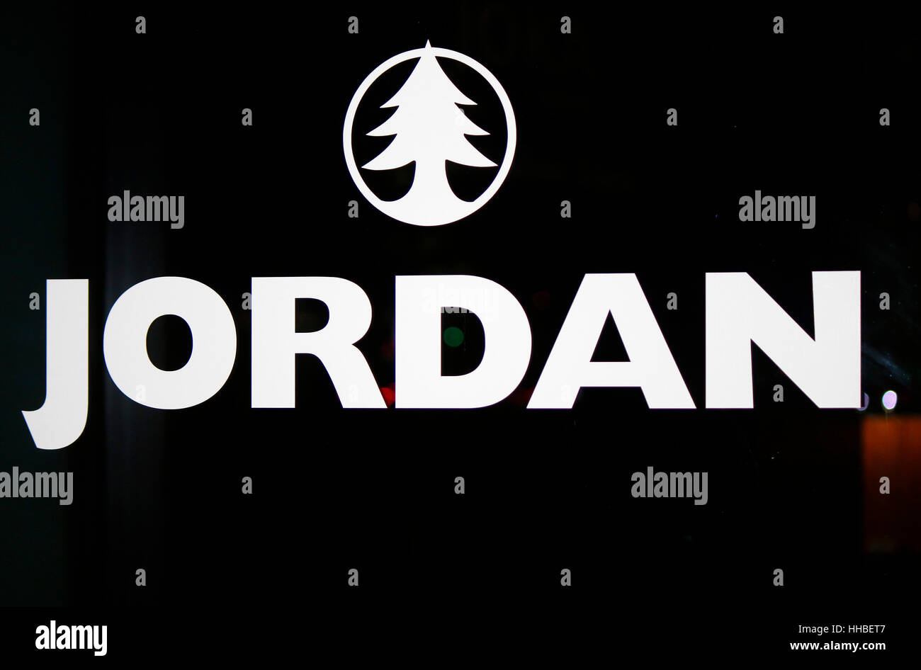 Logo das der Marke Jordan Berlin Photo Stock Alamy