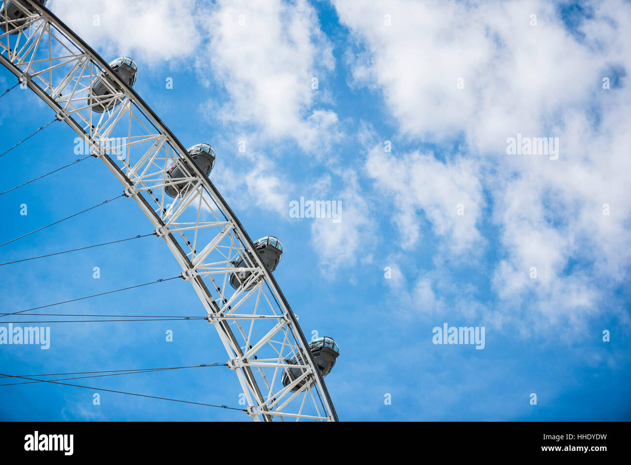 London Eye (grande roue du millénaire), London Borough of Lambeth, London, UK Banque D'Images