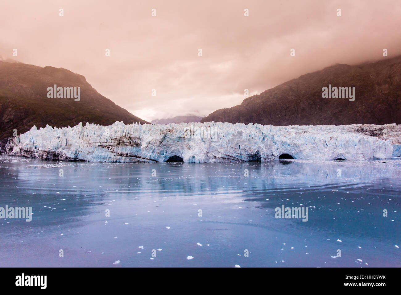 Marjorie Glacier dans le Parc National de Glacier Bay, Alaska, USA Banque D'Images